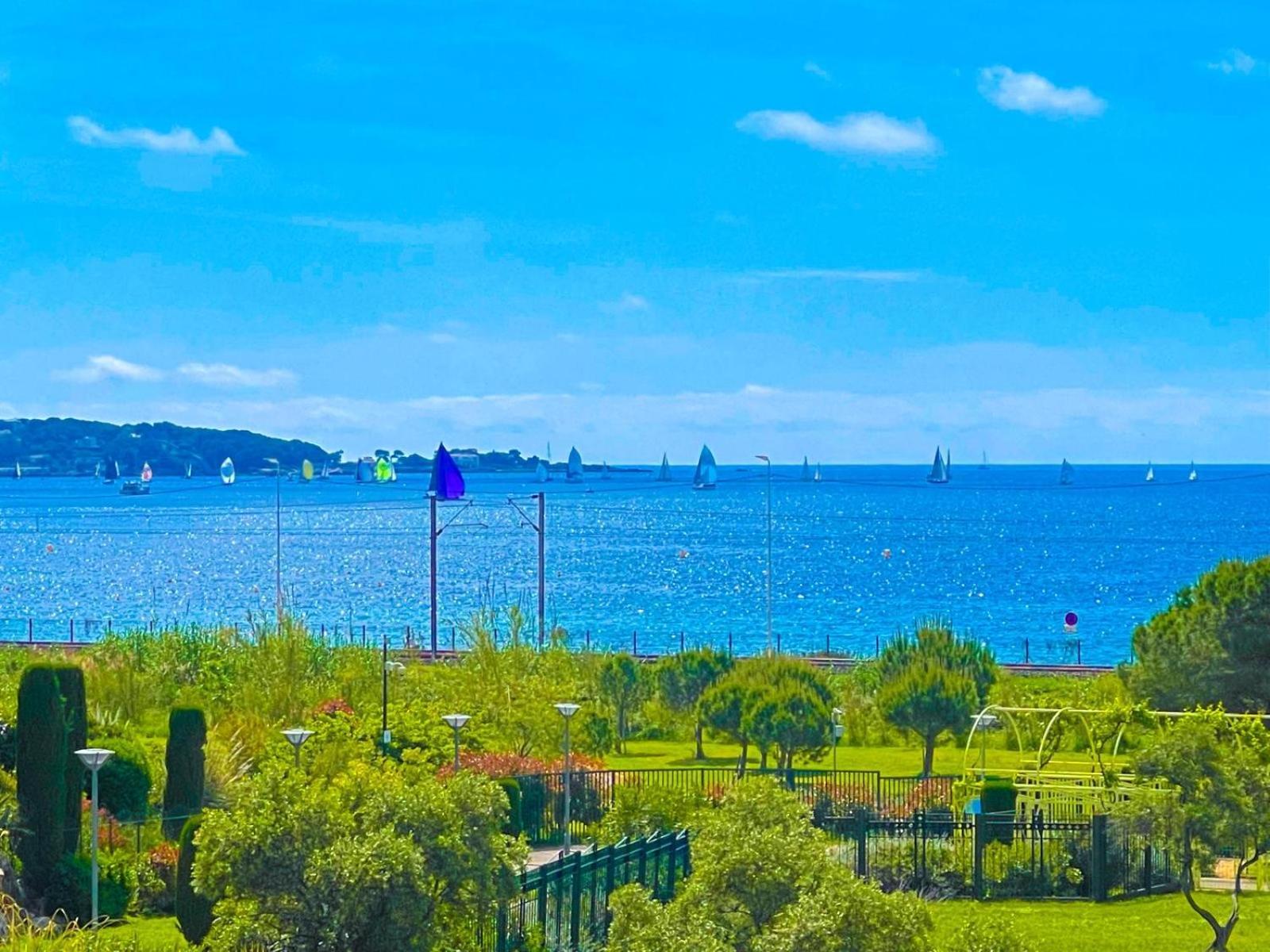 1 Bedroom Sea View, Swimming Pool, Beach On Foot, Parking Antibes Esterno foto