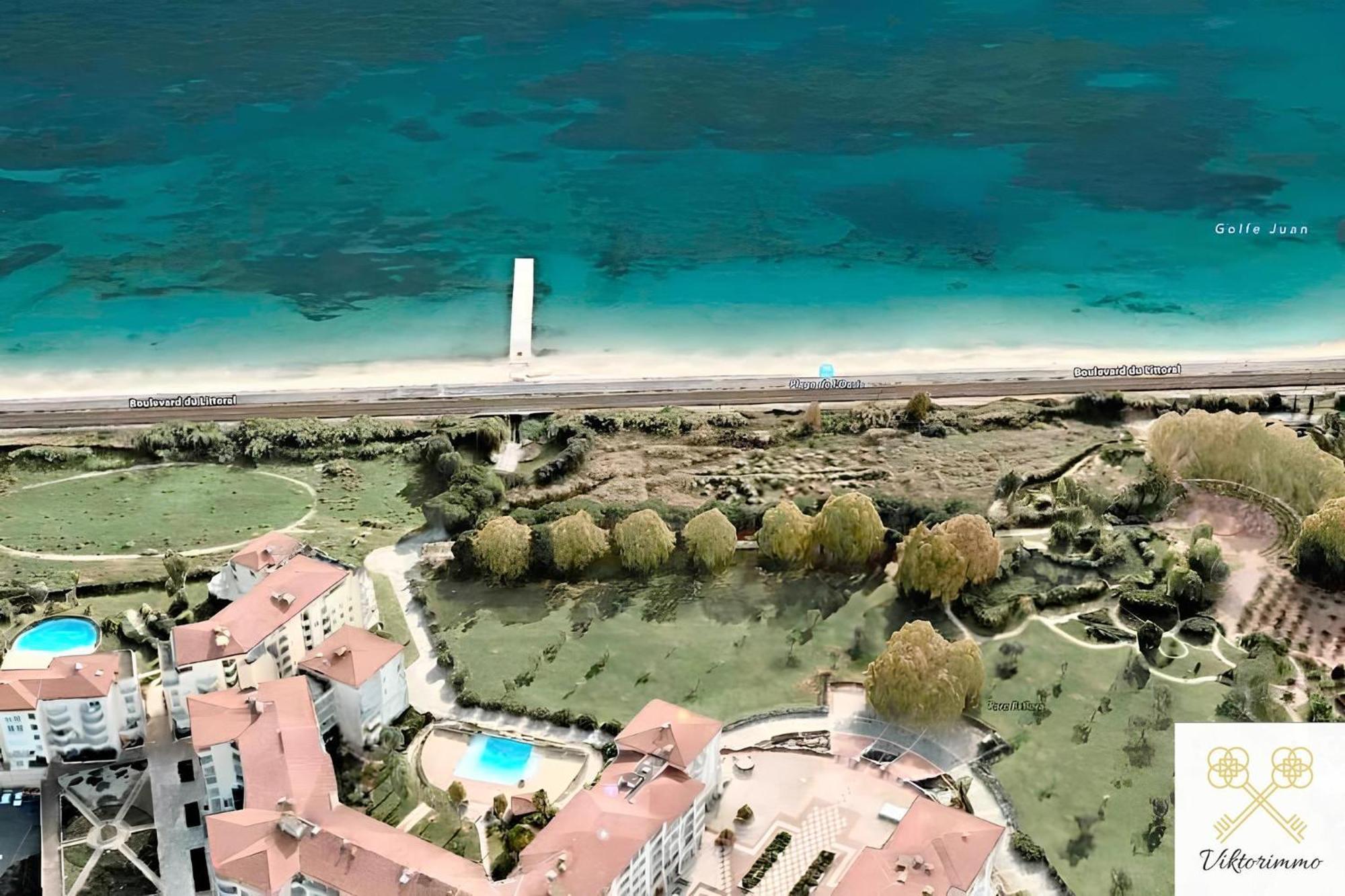 1 Bedroom Sea View, Swimming Pool, Beach On Foot, Parking Antibes Esterno foto