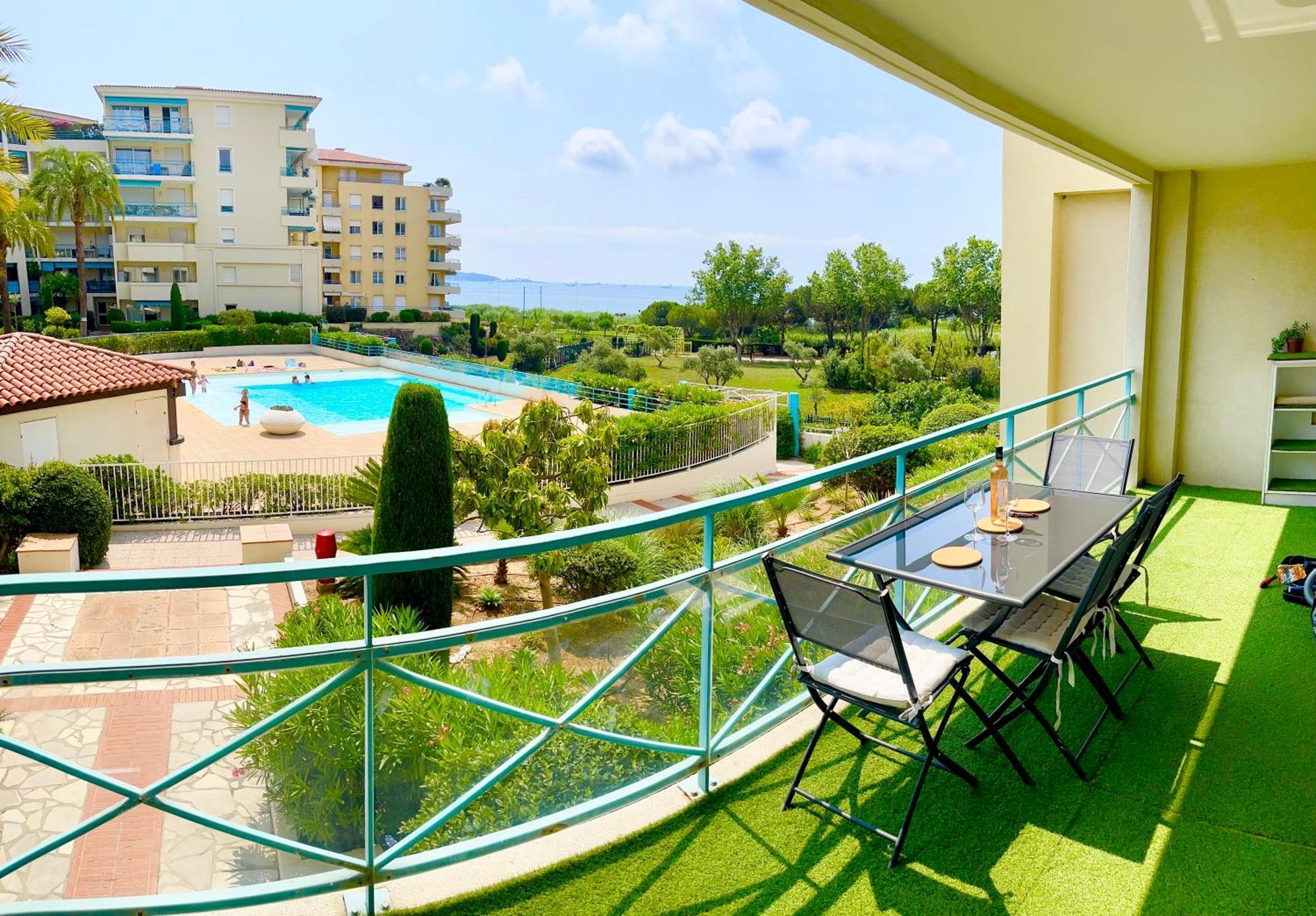 1 Bedroom Sea View, Swimming Pool, Beach On Foot, Parking Antibes Esterno foto
